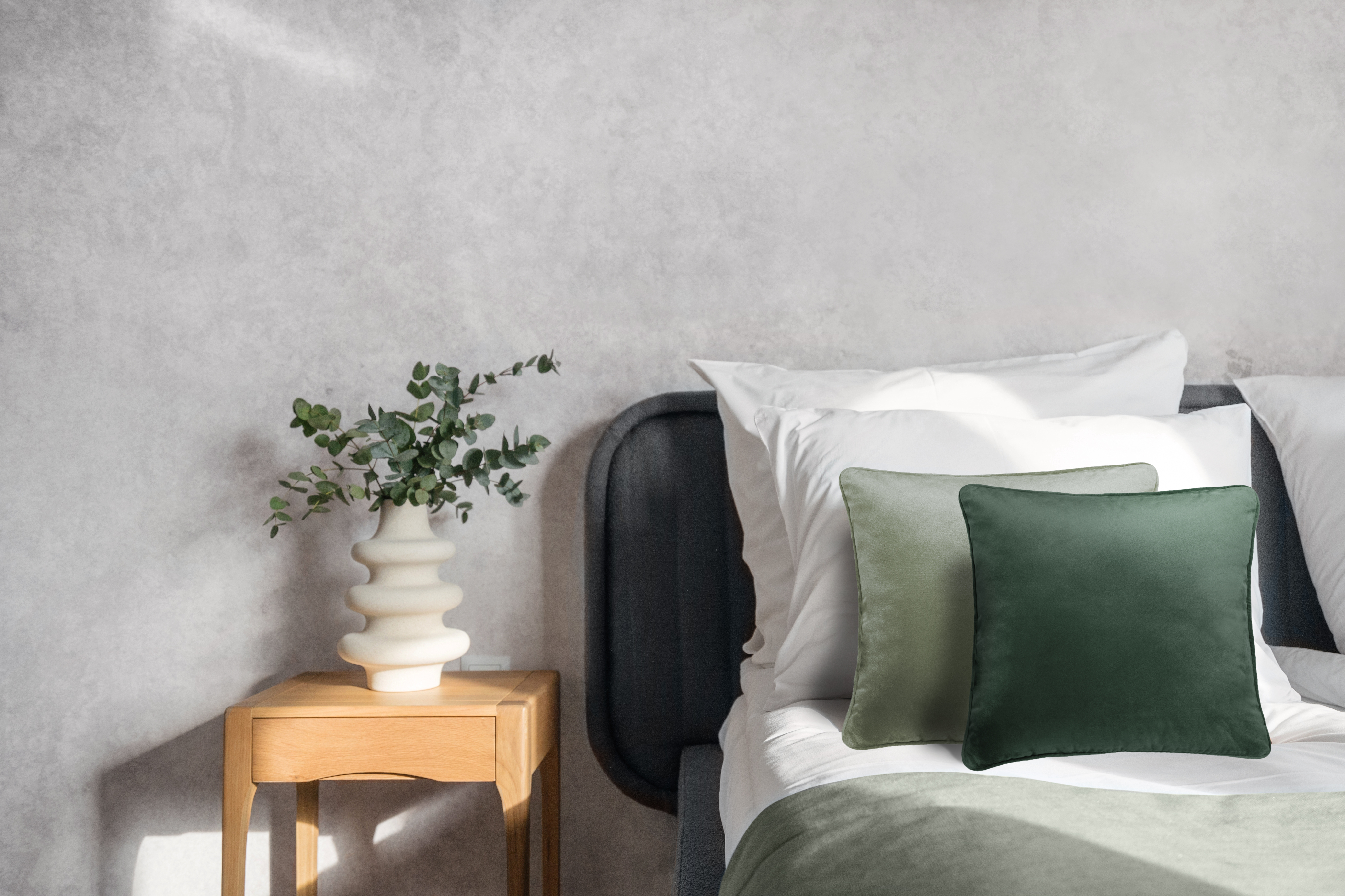 Heckettlane Dekokissen ca. 48x48cm in Farbe Calla-Green