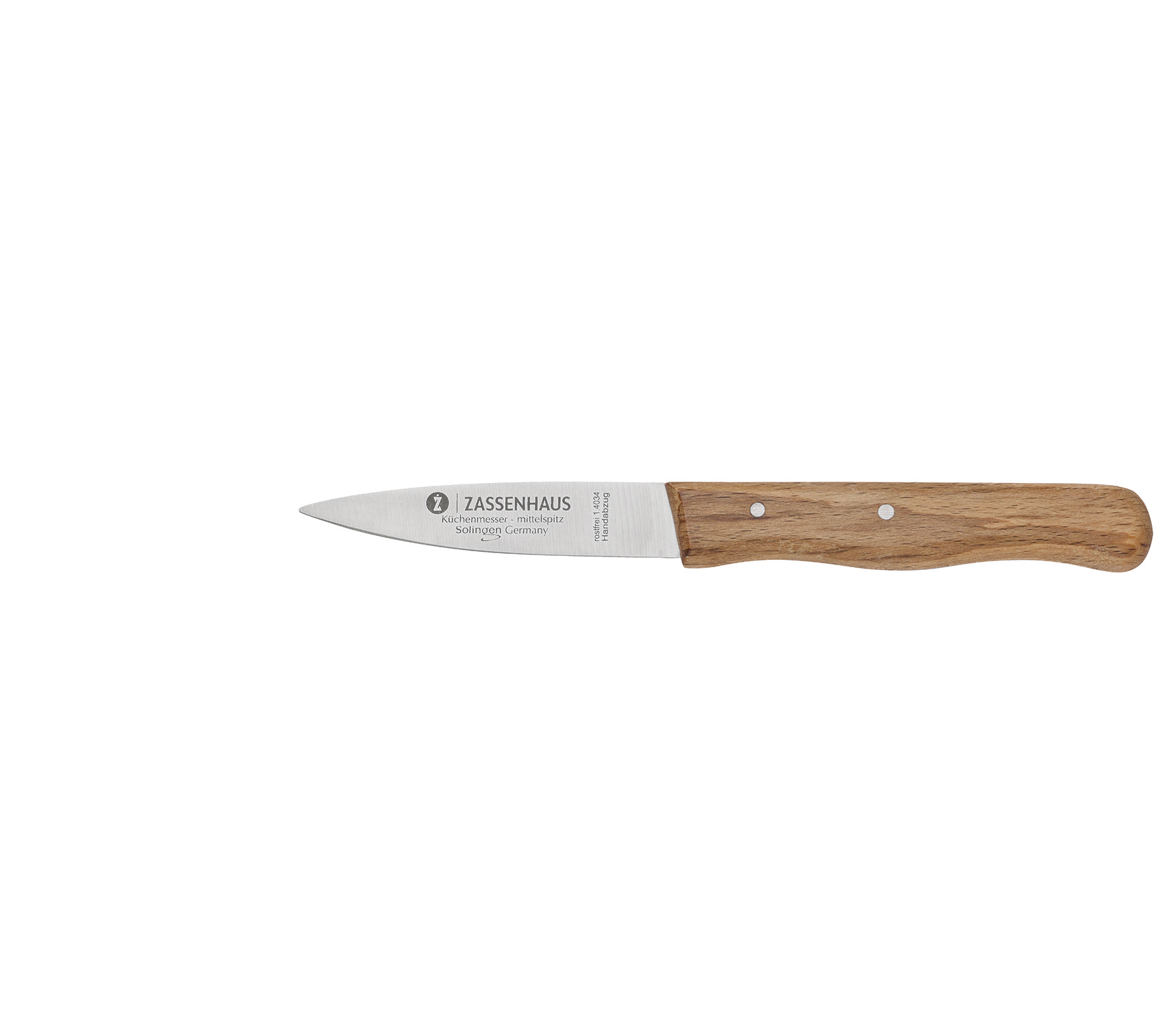 Küchenprofi Küchenmesser in Edelstahl, Buchenholz, Braun,