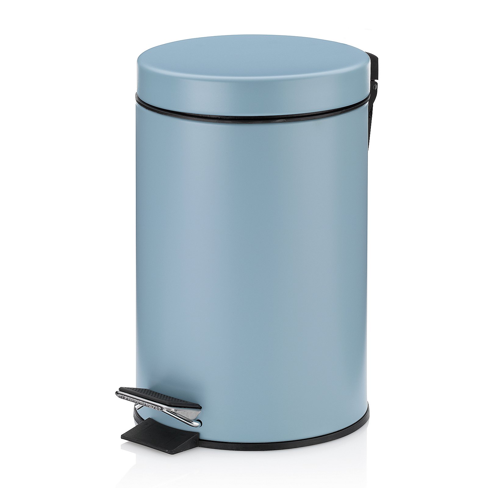 Kela Kosmetikeimer Monaco ROSE in Frostblau matt, Zinn, Kann, Mülleimer, Flasche, Shaker