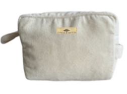 Fynch-Hatton Kosmetiktasche BINTOU VELVET in Farbe offwhite Fynch-Hatton Kosmetiktasche BINTOU VELVET in Farbe offwhite, Kosmetiktasche, Schminketui, Make-up-Case, cremefarbig, weiches Gewebe