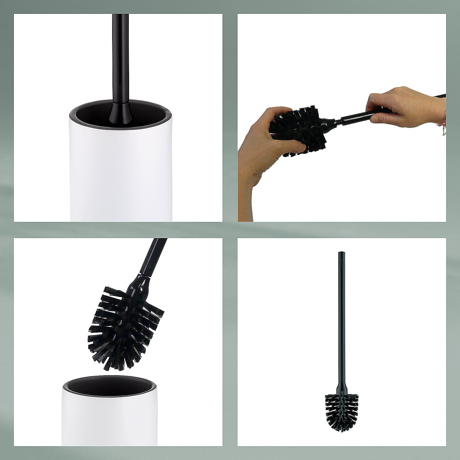 Kela WC-Garnitur Matsi weiß MATSI in , Pinsel, Gerät, Werkzeug, Person