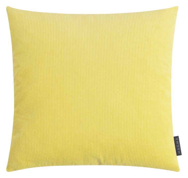 Magma Heimtex Kissenhülle LOTTIE ca. 45x45cm in Farbe gelb, Kissen, Dekoration für Zuhause