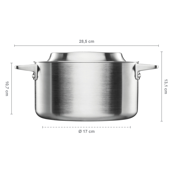 Fiskars Kasserolle unbeschichtet NORDEN 3Ltr.