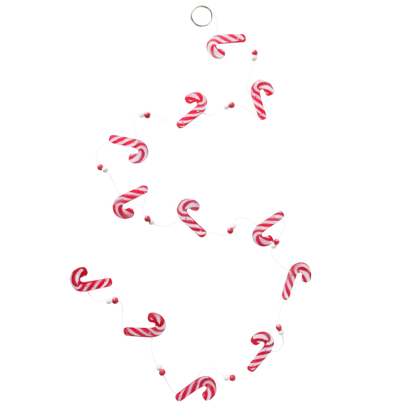 Boltze Capiz-Girlande Candycane in Farbe Materialmix Farbmix, Essen, Süßigkeiten