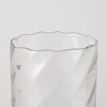 Boltze Vase Bila in Farbe Glas klar klar