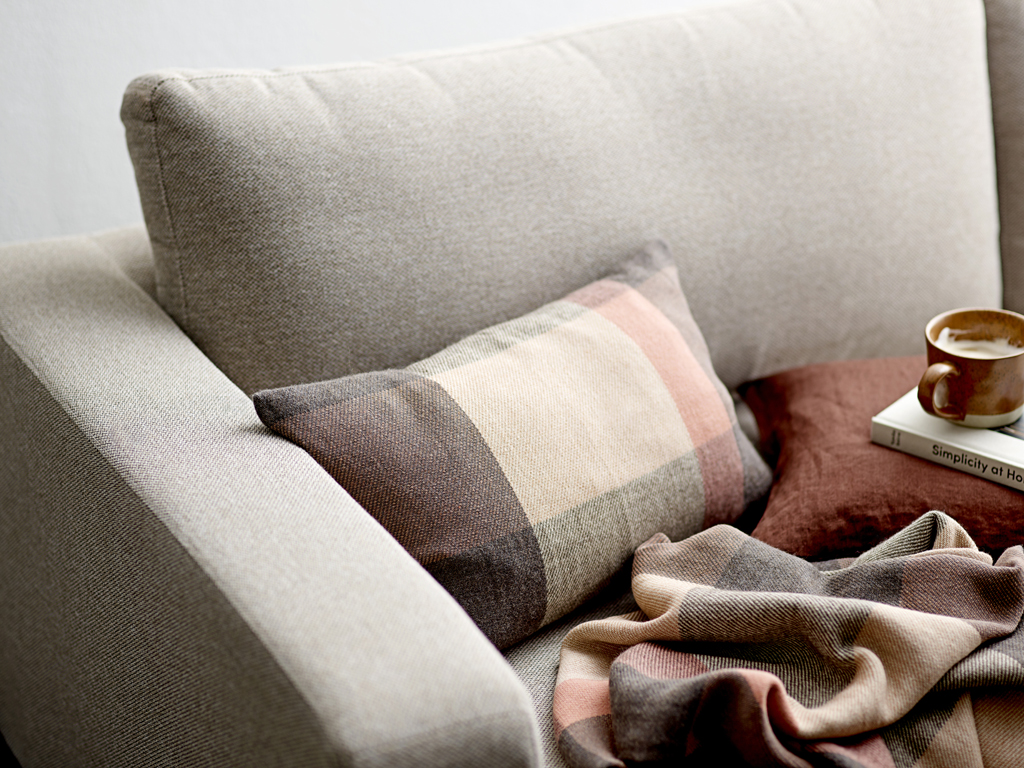 Södahl Kissen in Farbe coffee brown