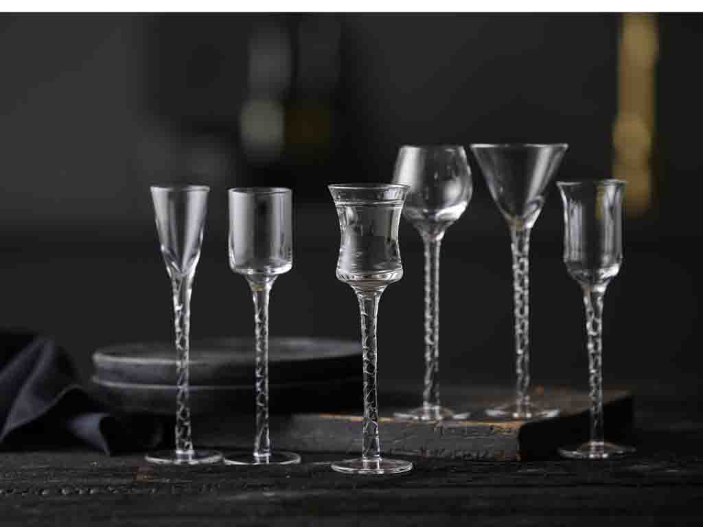 F&H Schnappsglas LYNGBY GLAS ROM in Farbe Transparent