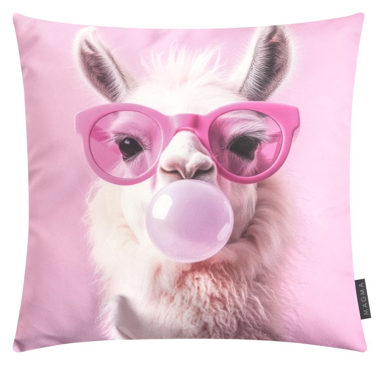 Magma Heimtex Kissen BUBBLEGUM ca. 45x45cm in Farbe Lama Magma Heimtex Kissen BUBBLEGUM ca. 45x45cm in Farbe Lama, Kissen, Dekoration für Zuhause, Zubehör, Brillen, Kopfkissen