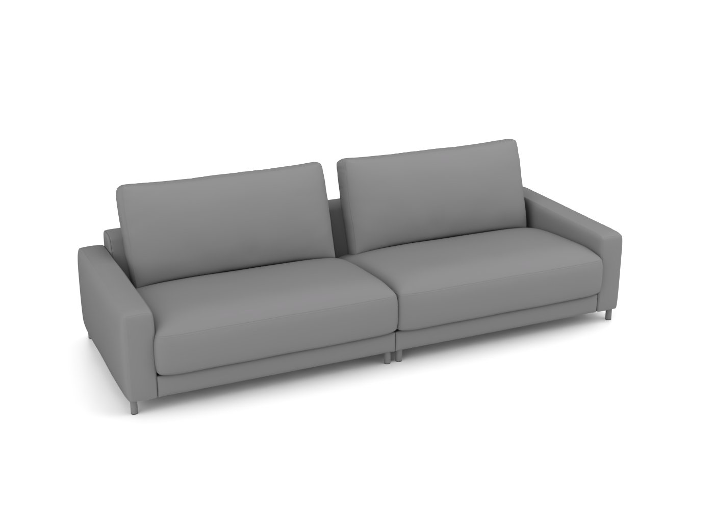 Konfiguration | Roomio Sofa No. 4103 Braun Sofa, Zweisitzer, Grau, Bequeme Couch, Gehäuse/Bezug?