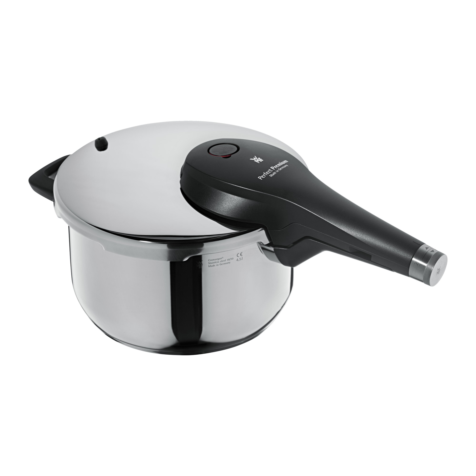WMF Perfect Premium Schnelltopf 4,5 l in Edelstahl WMF Perfect Premium Schnelltopf 4,5 l in Edelstahl