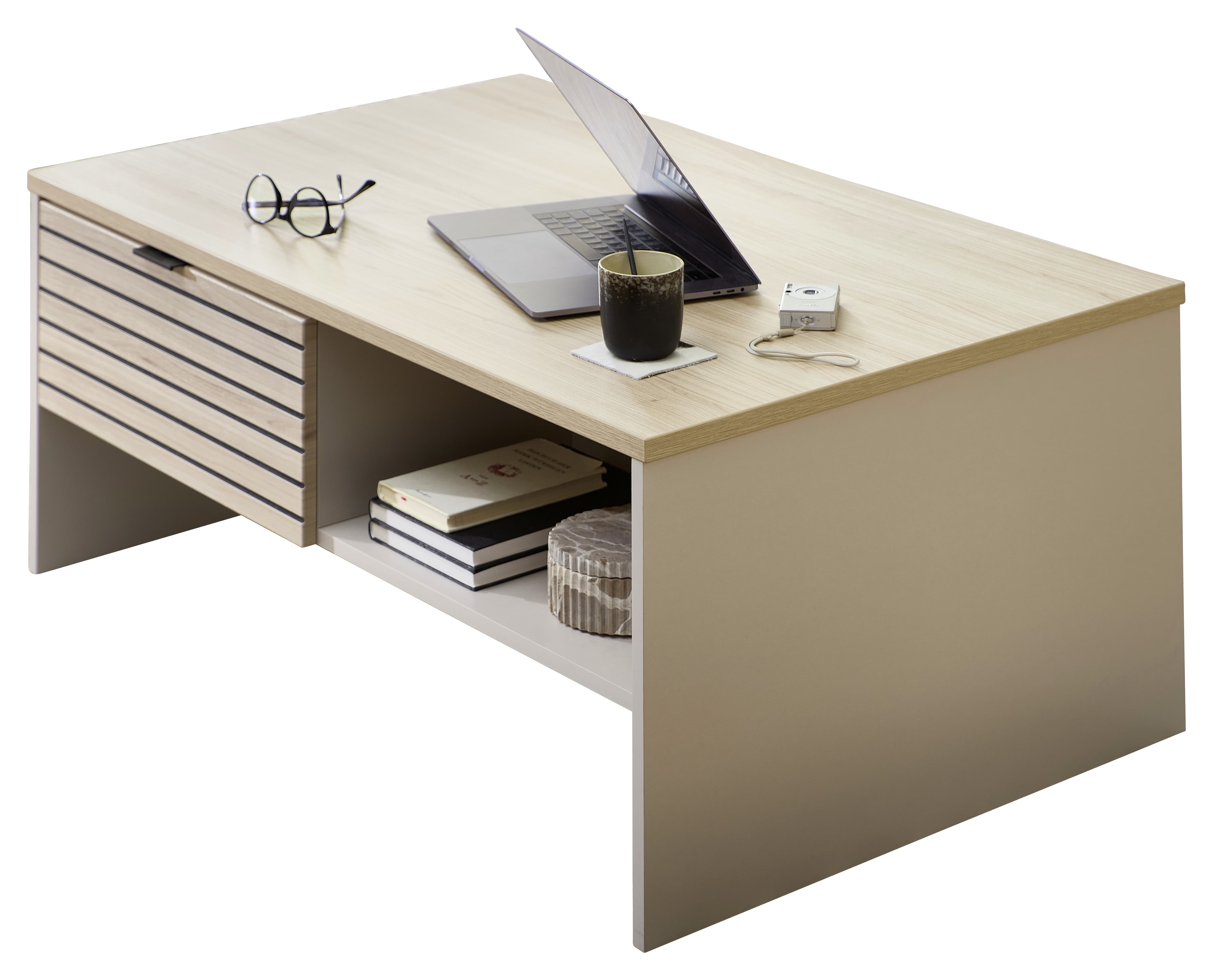 Innostyle Couchtisch INA in Kaschmir/Riva Eiche