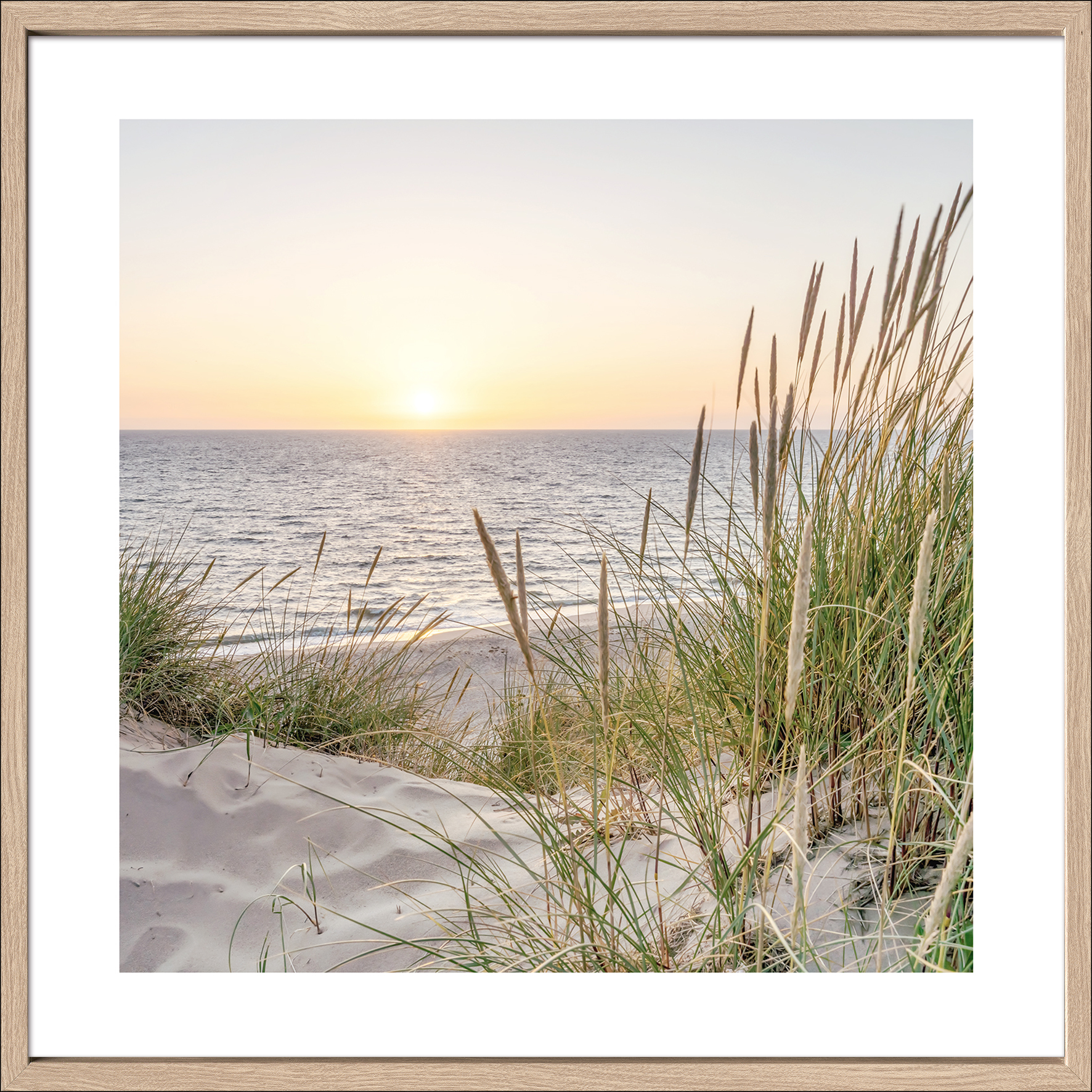 ProArt Framed-Art Slim Scandic 53x53cm Nordic Beach Atmosphere II