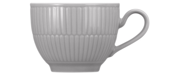 Seltmann Weiden Kaffeeobertasse 0,25 l Amina 3 Silbergrau , Pokal, Kunst, Porzellan, Töpferei