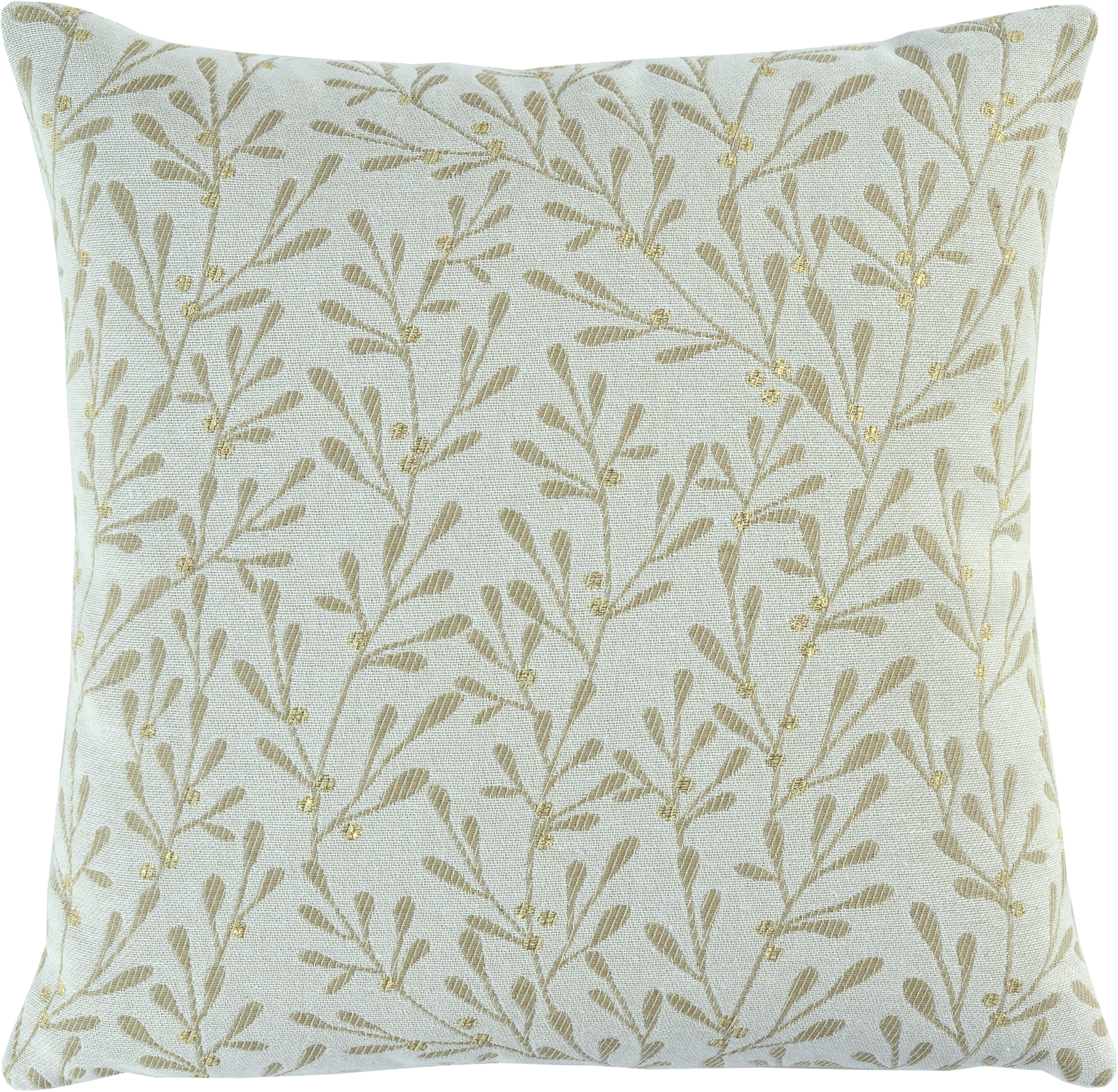 Sander Kissenhülle MISTY ca. 40x40cm in Farbe ecru/beige Sander Kissenhülle MISTY ca. 40x40cm in Farbe ecru/beige, Kissen, Kissenbezug, Kissenhülle, Blättermuster, Beige/goldene Muster