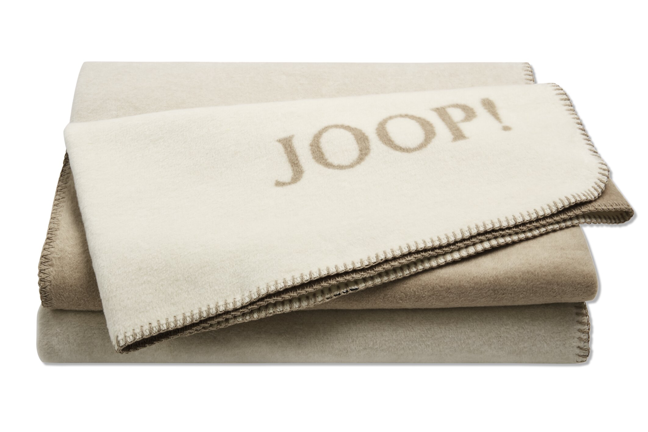 JOOP! Decke SPLIT ca. 150x200cm in Farbe Natur
