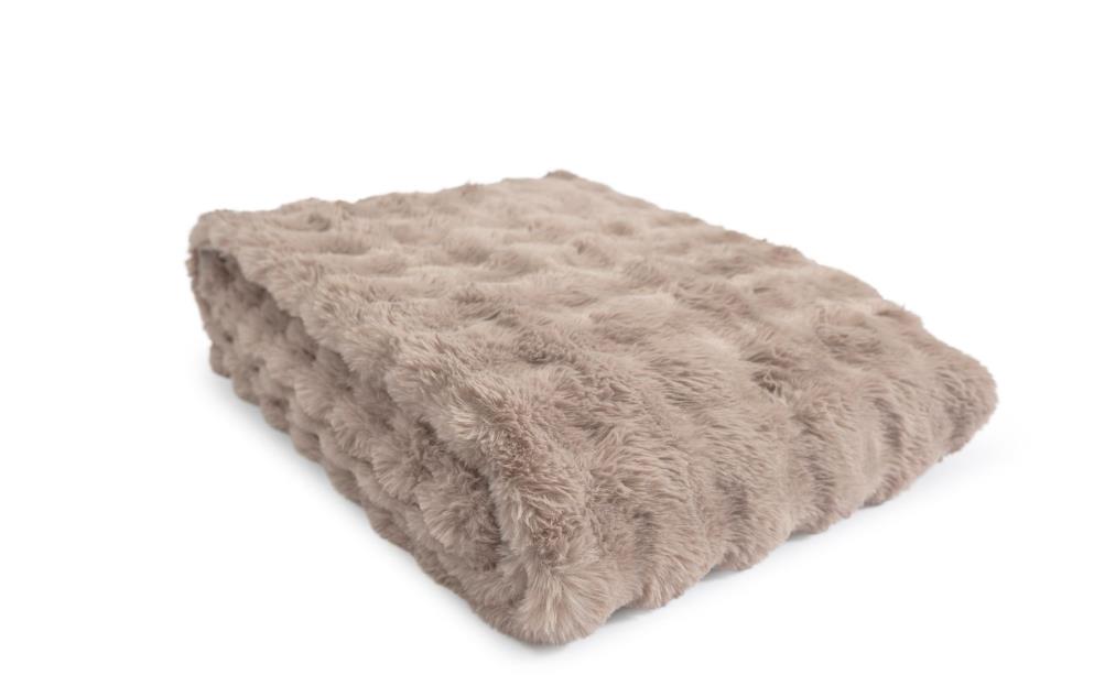 Magma Heimtex Plaid ALINE ca. 140x200cm in Farbe taupe