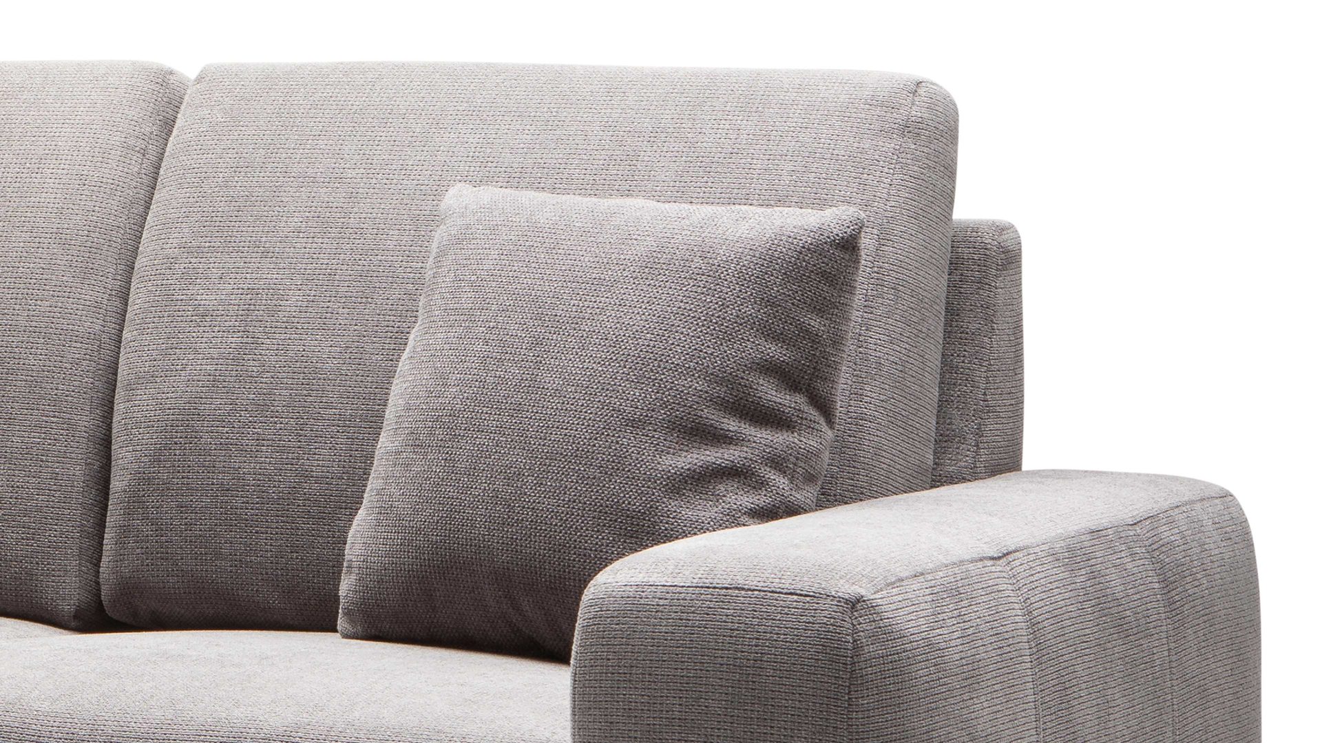 Sofa 2-sitzig Dana Grau Iwaniccy Sofa 2-sitzig in Stoff Boston stone