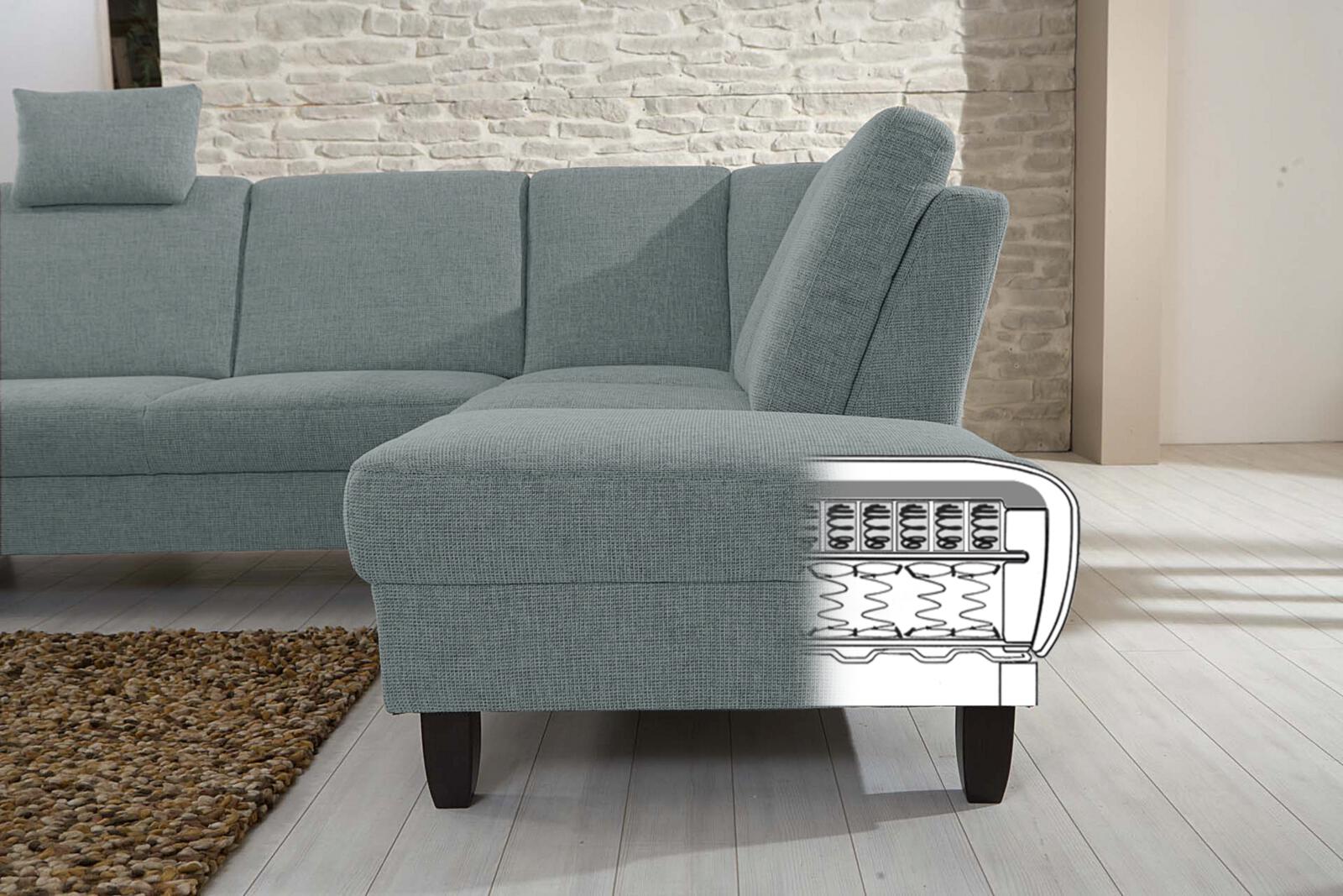 Modulmaster Polsterecke MM-MP1110 in Stoff Mammut grau Pg.01 Modulmaster Polsterecke MM-MP1110 in Stoff Mammut grau Pg.01, Moebel, Couch