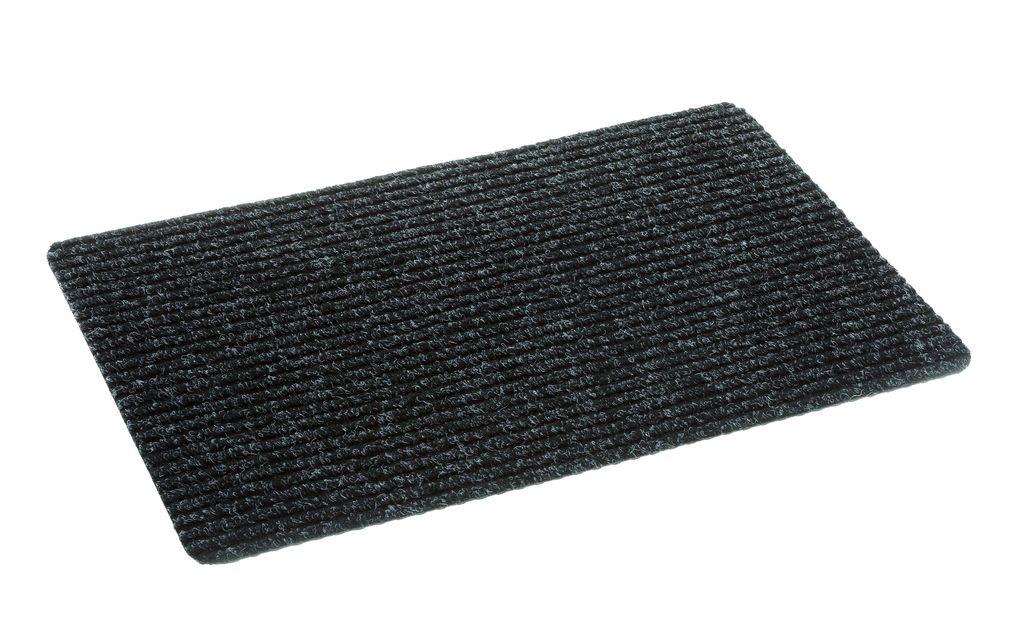 Golze & Söhne Schmutzfangmatte Rib Line ca. 50x80cm in Farbe grau, Fußmatte, Gummimatte, Schmutzfangmatte, Schwarz, Verkehrsmatte