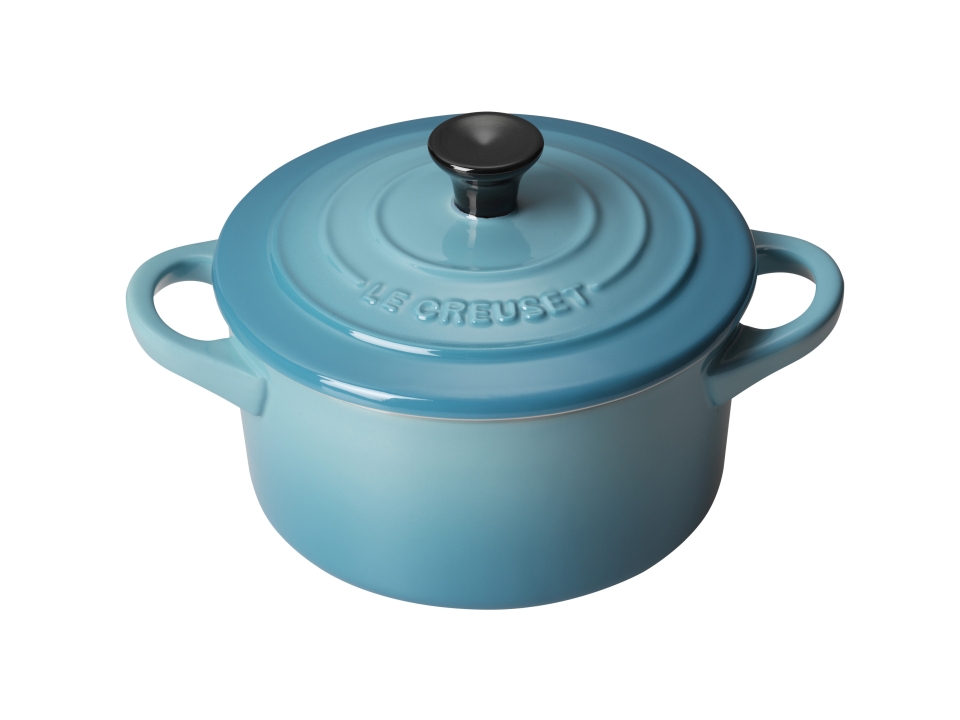 Le Creuset Mini-Cocotte 10cm in Farbe Karibik