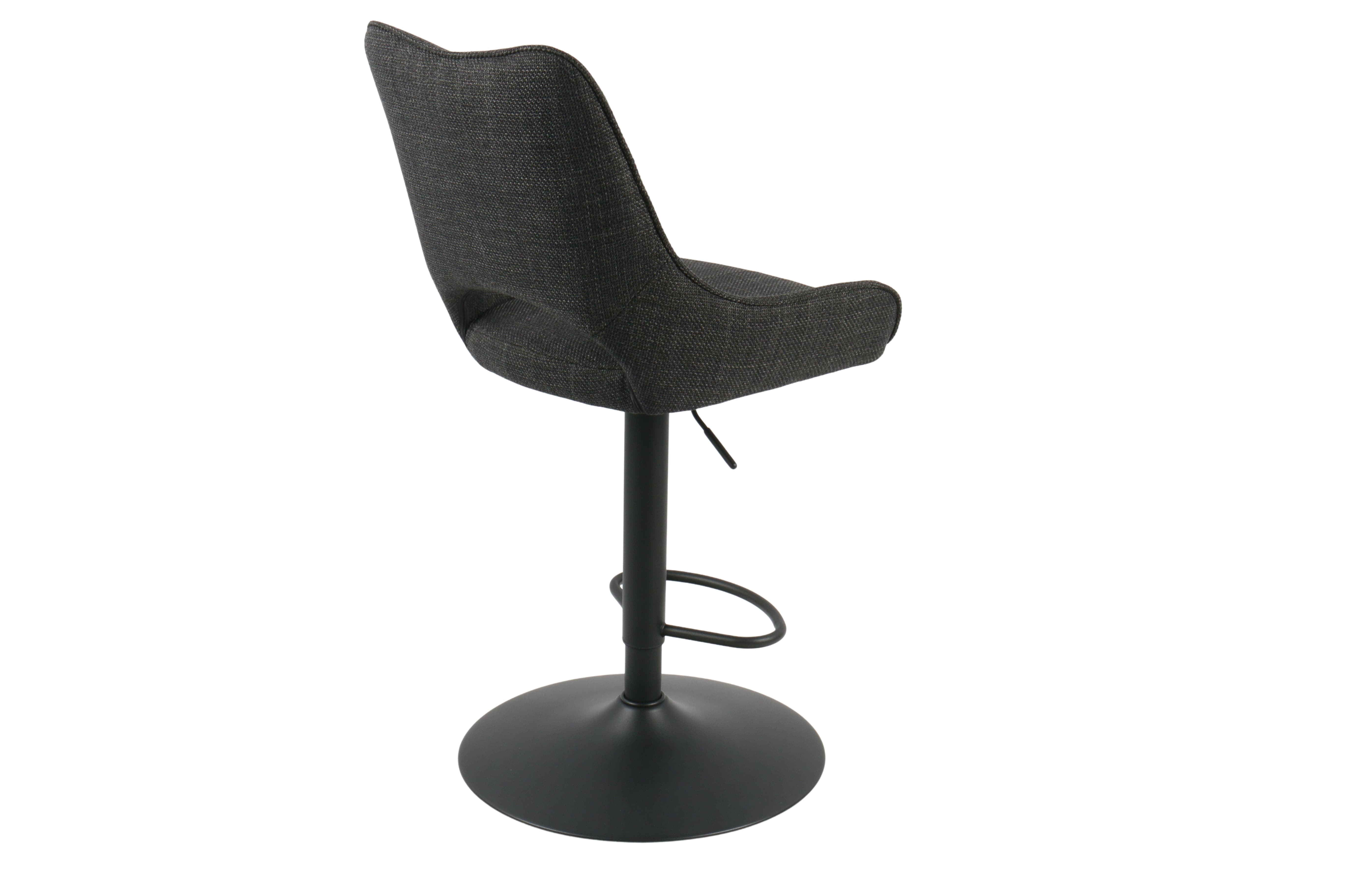 Hela Barhocker ROCKPORTH H ca.B50 H98 T57 cm in Microfaser anthrazit 28