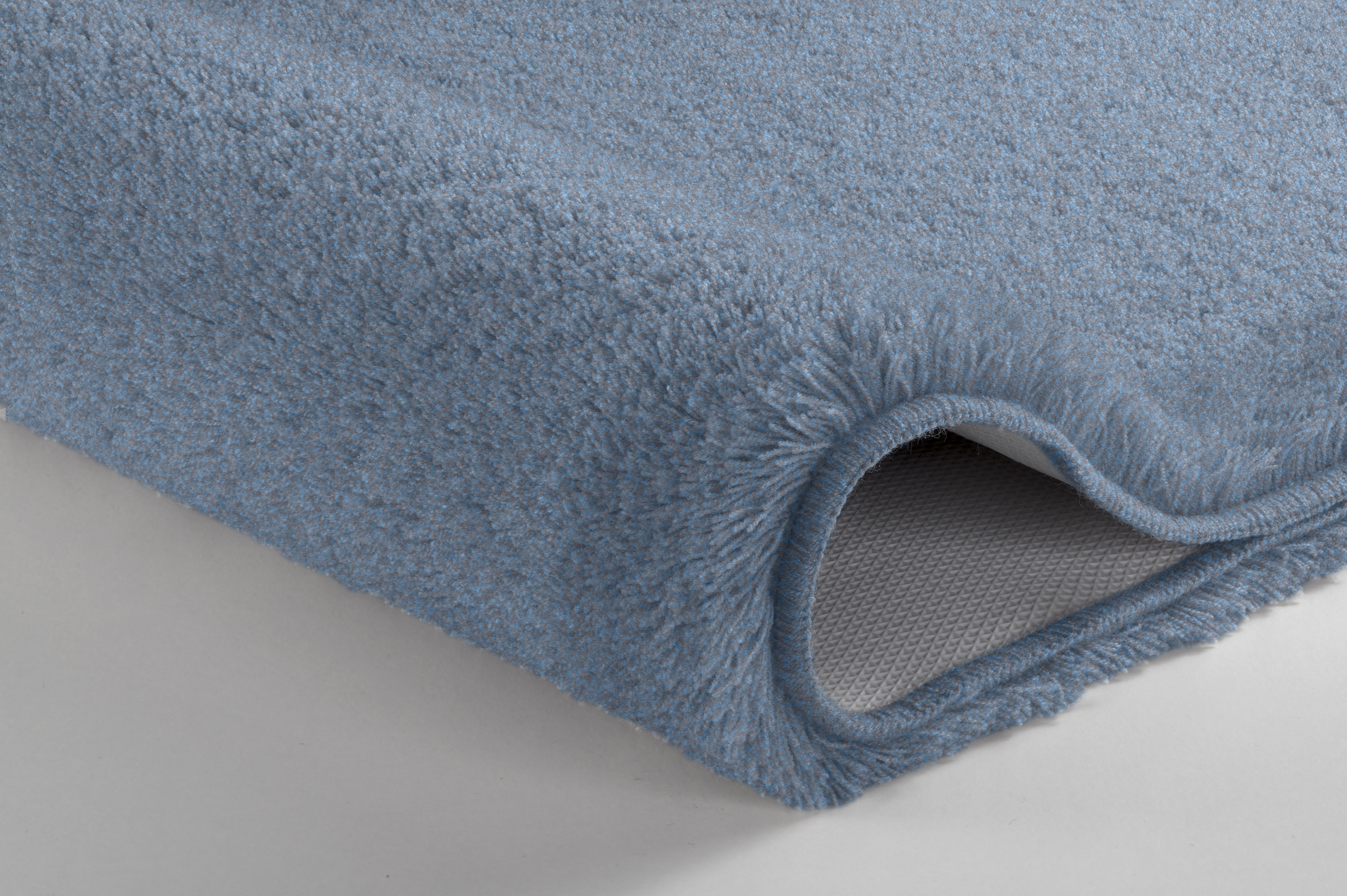 Kleine Wolke Badteppich RELAX ca. 85x150cm in Farbe Stahlblau