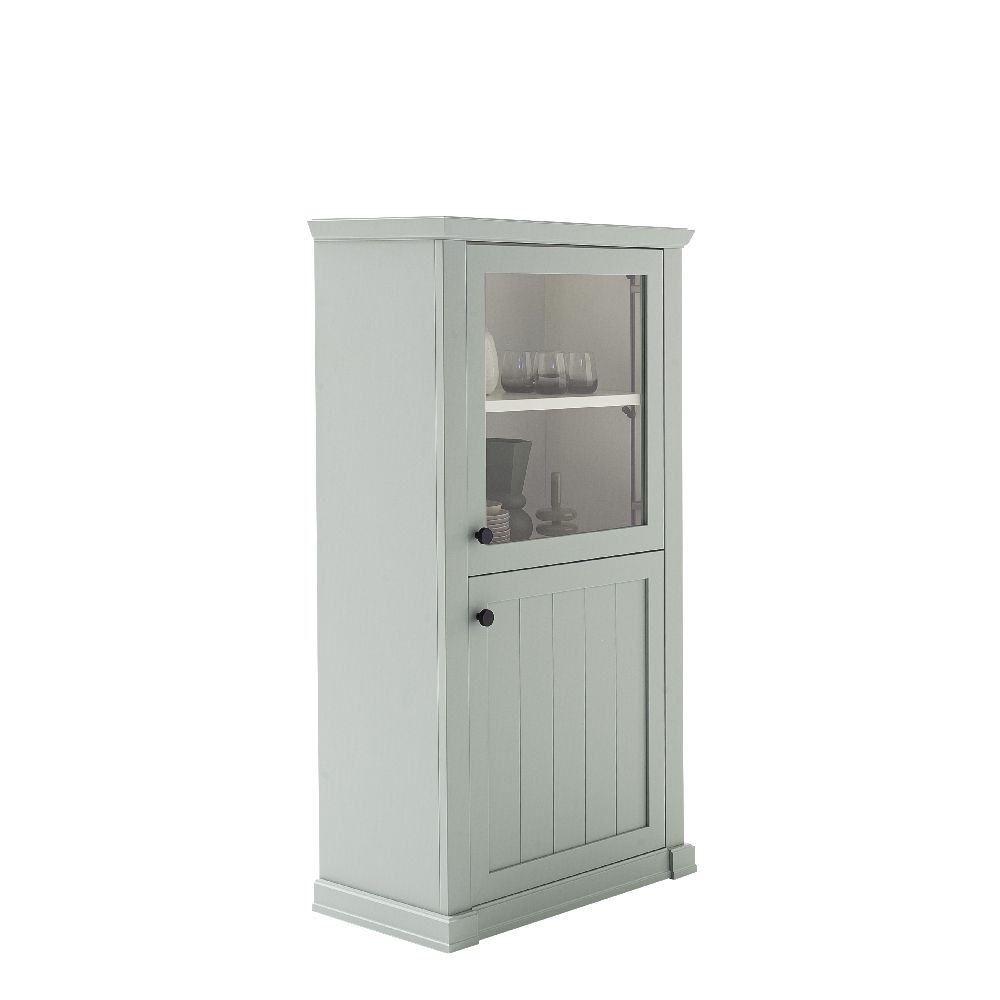 SCHÖNER WOHNEN-Kollektion Vitrine VILLAGE ca. B86 H151 T41 cm in Lack salbei PG.2