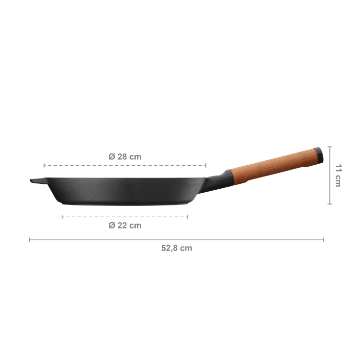 Fiskars Bratpfanne NORDEN 28cm aus Gusseisen