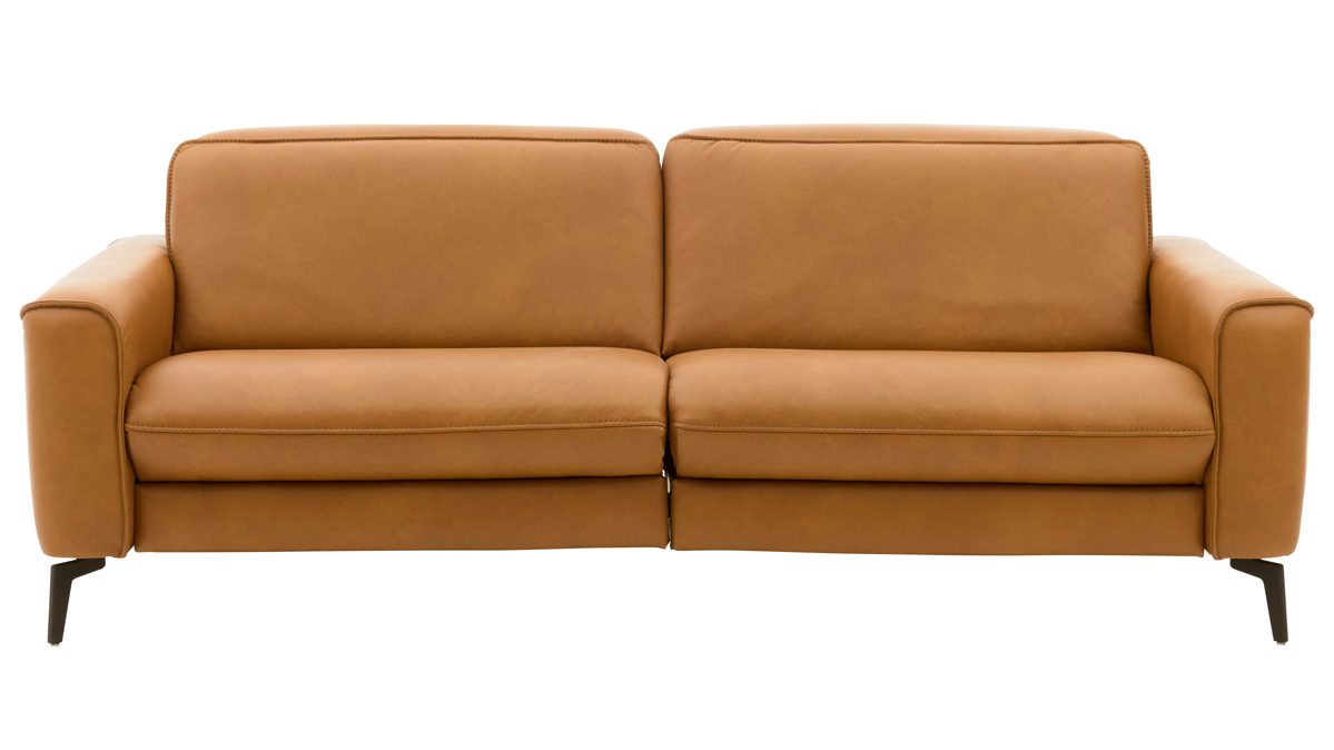 Interliving Sofa 2,5-sitzig IL 4061 in Leder Cloudy saddle, Couch, Mobiliar, Kissen, Dekoration für Zuhause