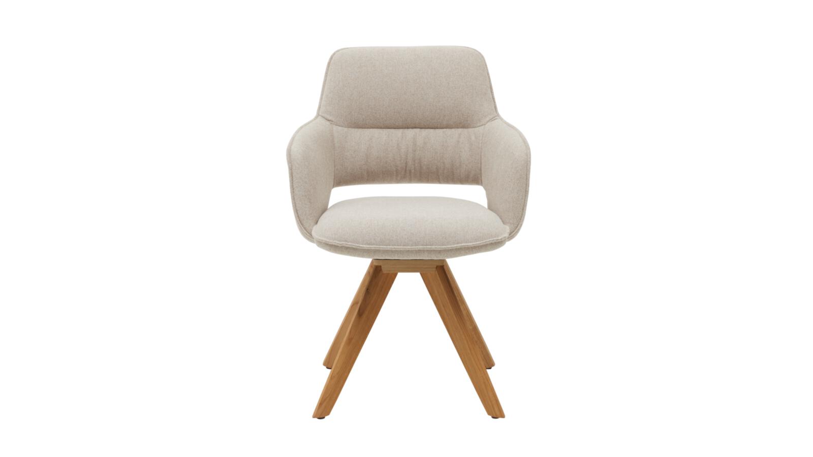 Interliving Armlehnenstuhl IL 5124 in Stoff Asinara A37 cream Interliving Armlehnenstuhl IL 5124 in Stoff Asinara A37 cream, Sessel, Skandinavisch, Beige, Holzbeine, Stoffpolsterung