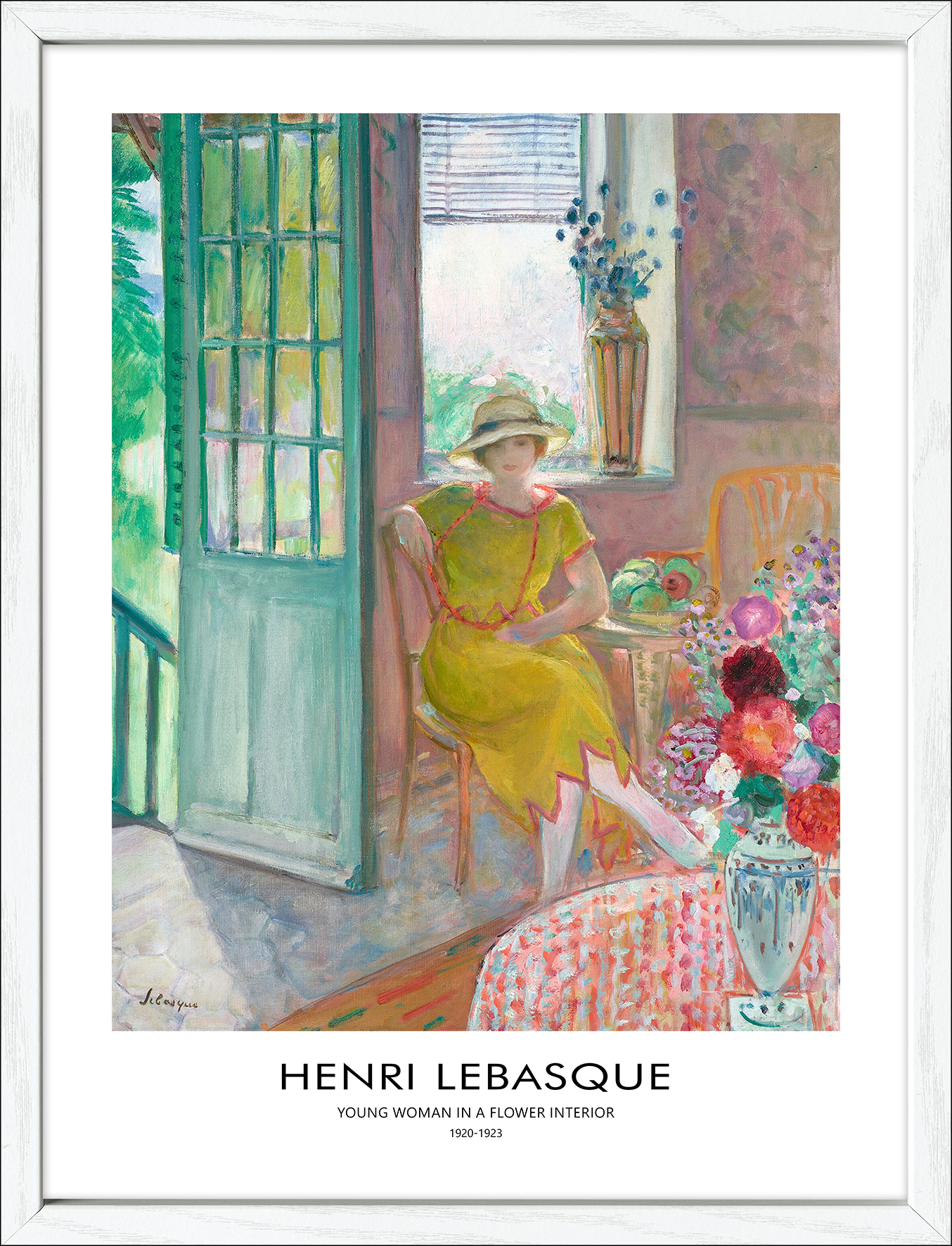 PRO ART Framed-Art Slim Scandic 43x33cm Lebasque Nono In An Alcove 1918 PRO ART Framed-Art Slim Scandic 43x33cm Lebasque Nono In An Alcove 1918