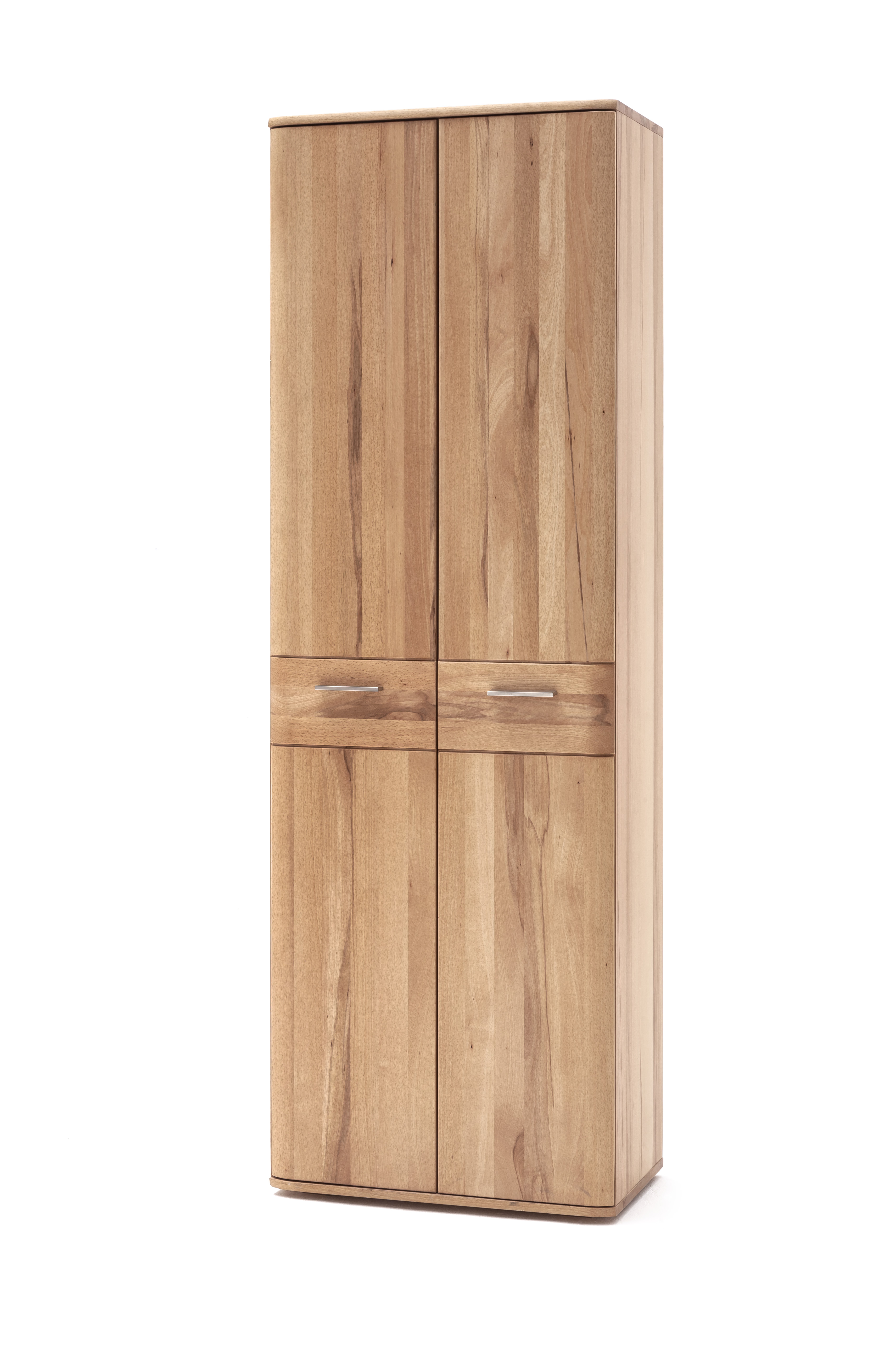 Garderobenschrank VEDURA in Holzfarben MCA Furniture Garderobenschrank VEDURA in Front Kernbuche massiv geölt