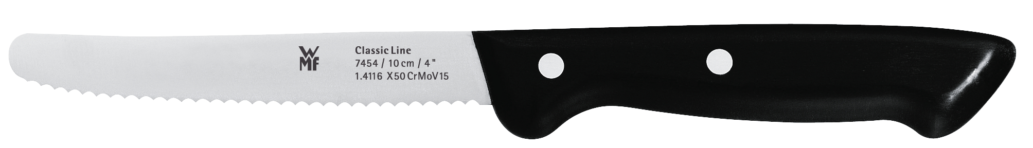 WMF Classic Line Vespermesser, 10 cm in schwarz/Edelstahl WMF Classic Line Vespermesser, 10 cm in schwarz/Edelstahl