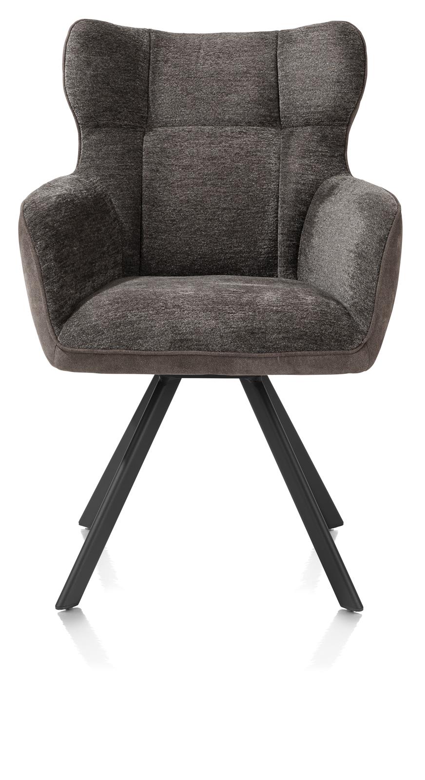 Habufa Armstuhl JOAH ca. B63 H91 T69 cm in Stoff Calabria lava