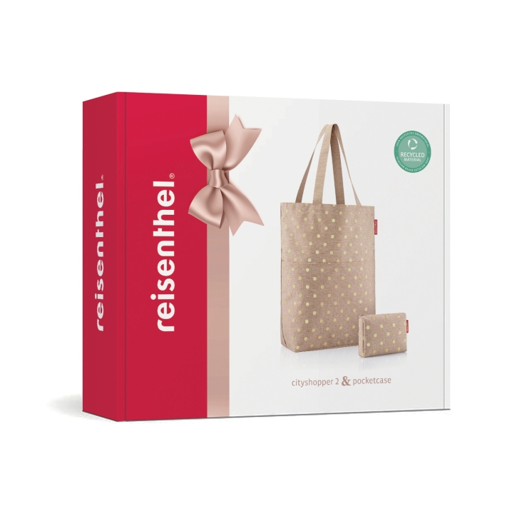 Reisenthel CITYSHOPPER 2 SET #1 in Farbe metallic dots coffee cityshopper 2 set 1 metallic