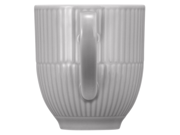 Seltmann Weiden Becher mit Henkel 0,35 l Amina 3 Silbergrau , Töpferei, Schüssel, Porzellan, Tasse, Suppenschüssel