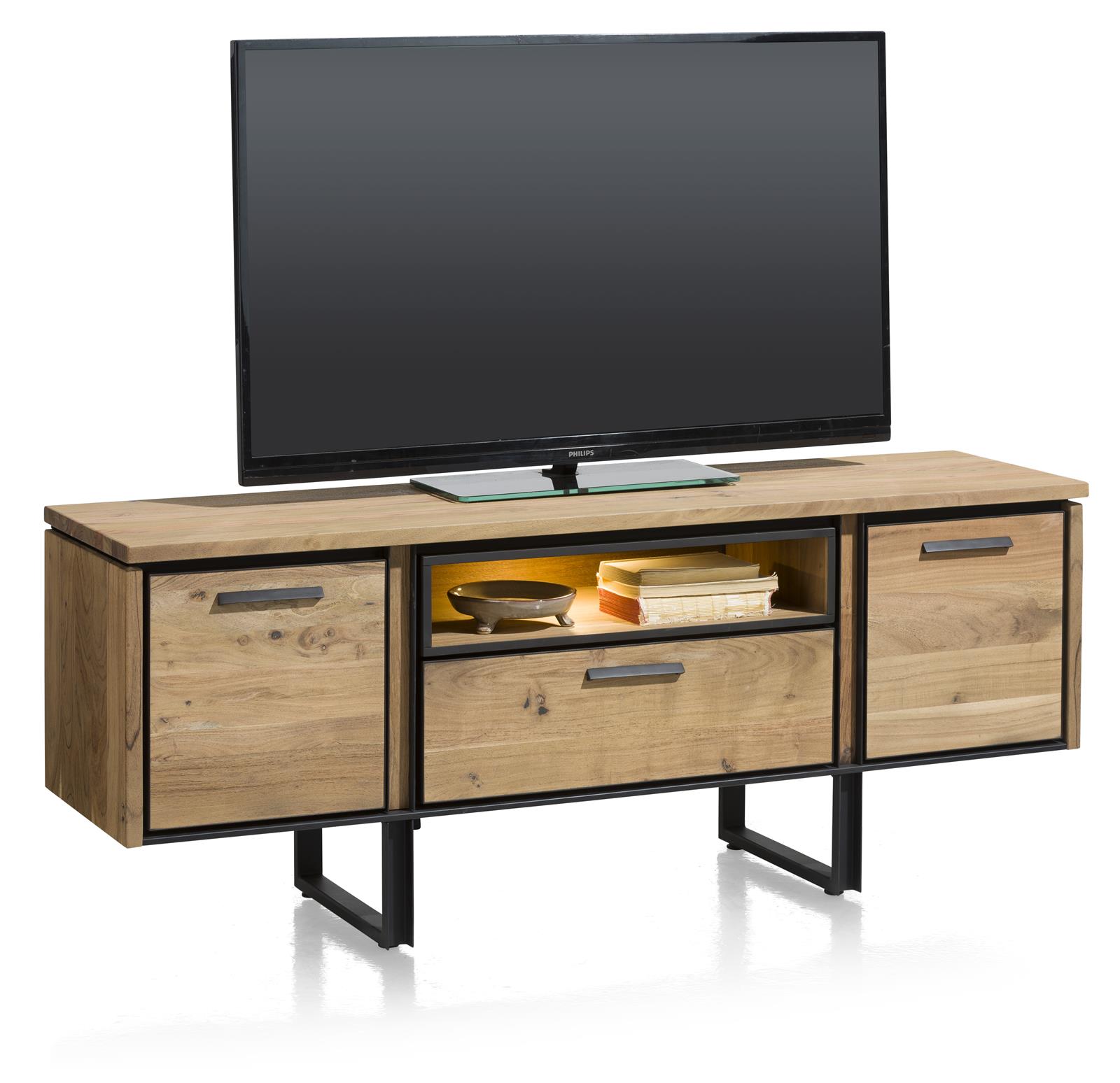 Henders & Hazel Lowboard Tokyo in Kikar-Holz lackiert
