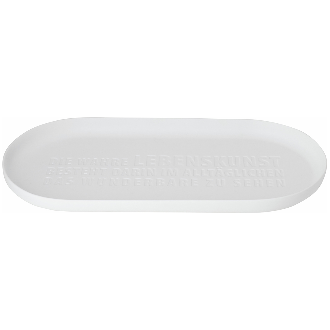 Räder Schale Lebenskunst in Farbe weiß, platte, Schale, weiß, ebene, strukturprägung