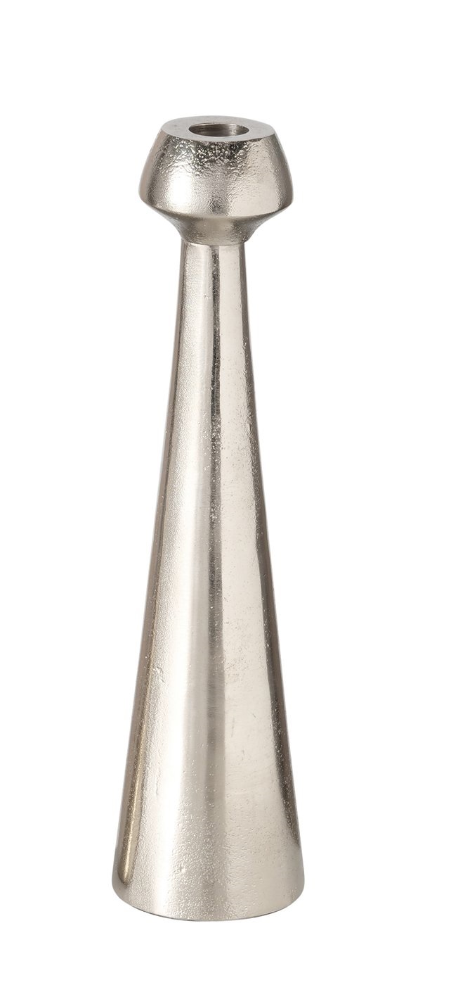 Boltze Kerzenleuchter Valosi ca. 29cm in Farbe Aluminium vernickelt silber