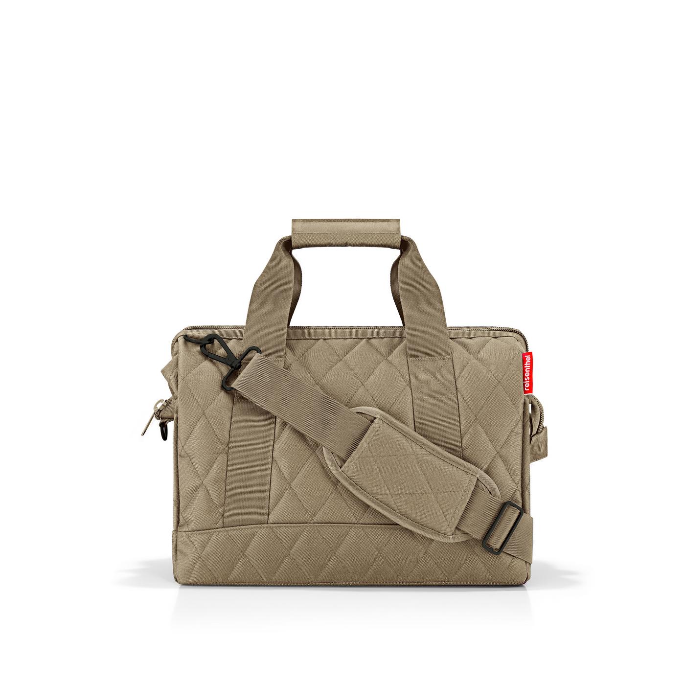 Reisenthel ALLROUNDER M in Farbe rhombus olive, Tasche, Zubehör, Handtasche, Leinwand