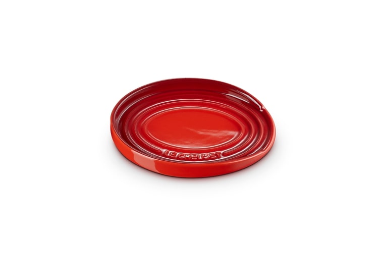 Le Creuset Löffelablage Kirschrot Oval
