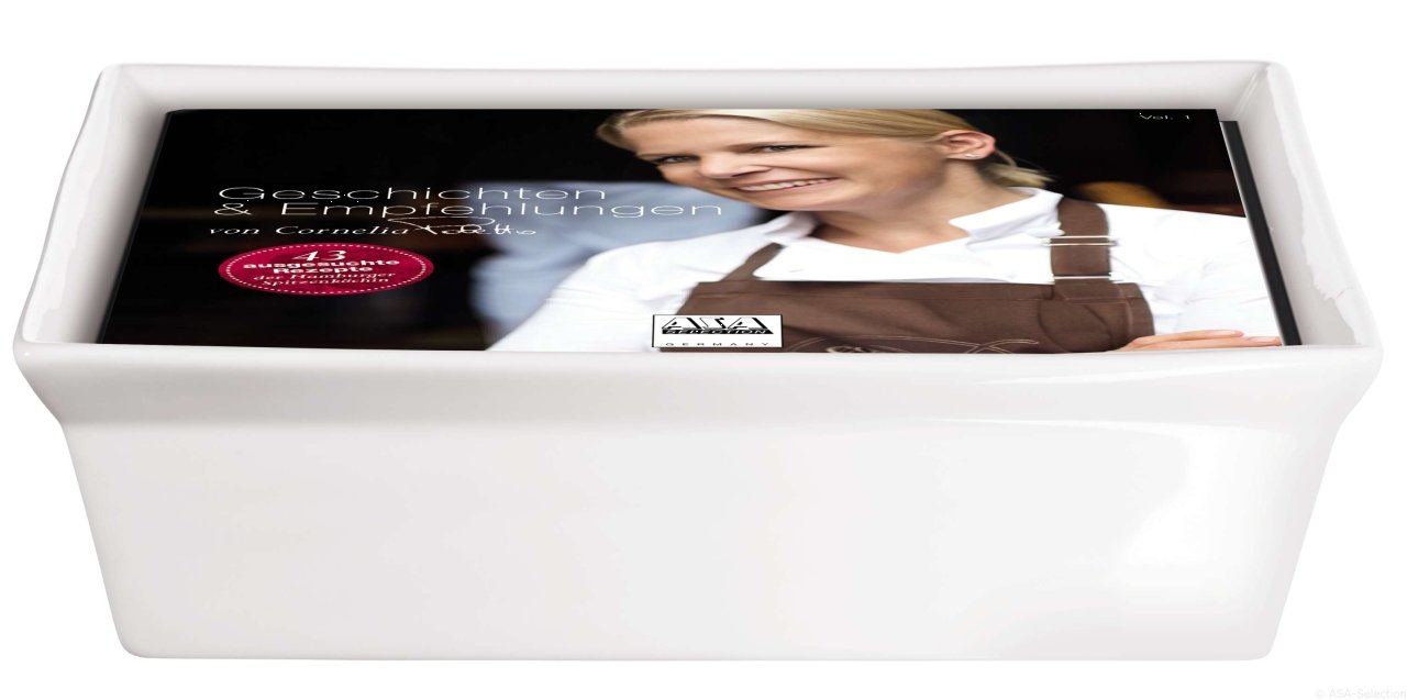 ASA Selection Gratinform 250 °C in Farbe weiß glänzend ASA Selection Gratinform 250 °C in Farbe weiß glänzend