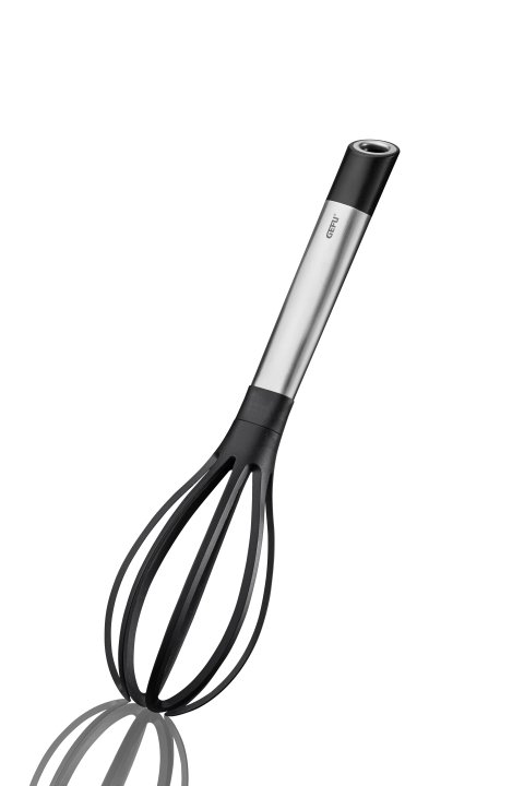 GEFU Schneebesen Primeline schwarz/silber