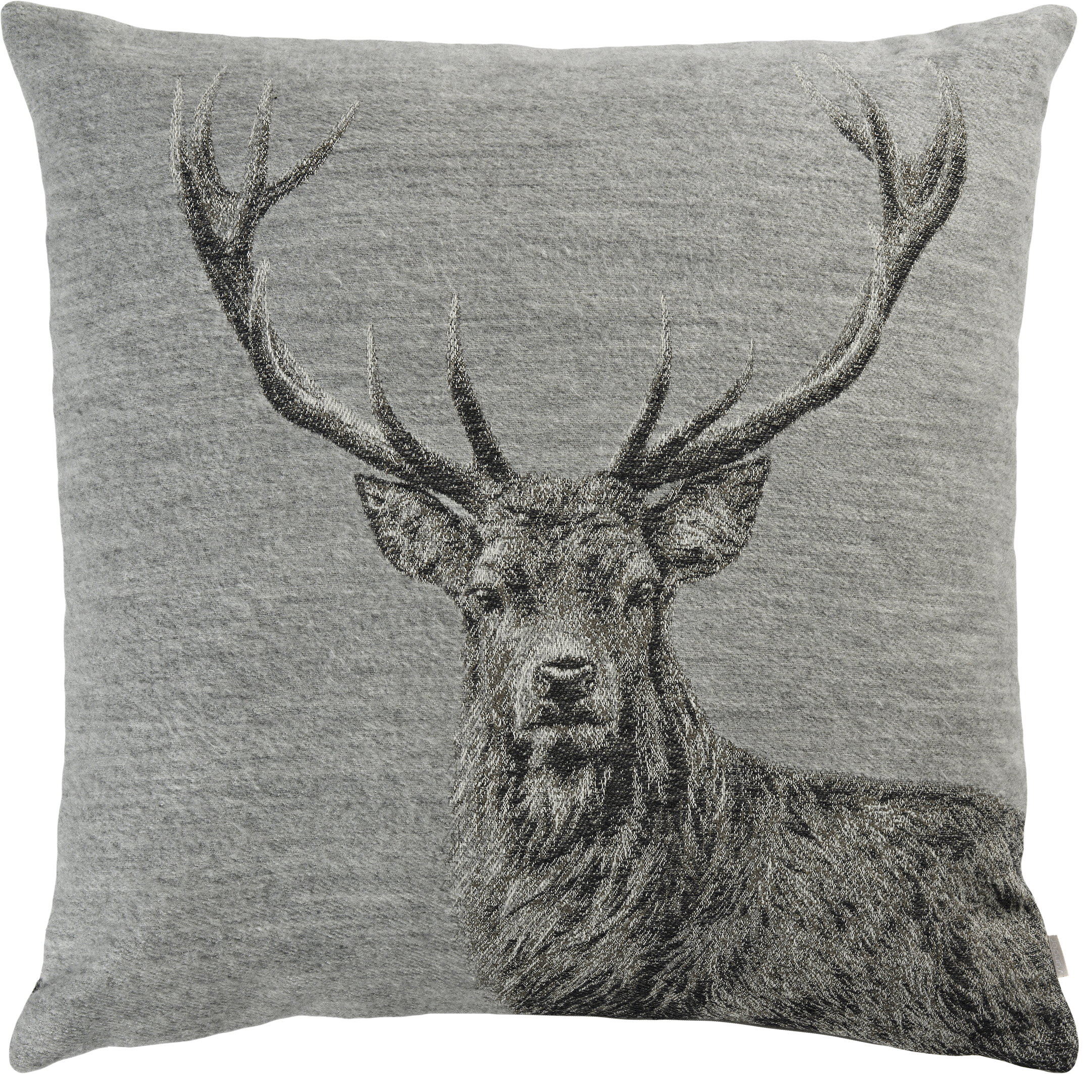 Sander Kissenhülle BIG BUCK ca. 60x60cm in Farbe grey Sander Kissenhülle BIG BUCK ca. 60x60cm in Farbe grey, deer, Kissen, Kissenbezug, Grau, Geweih