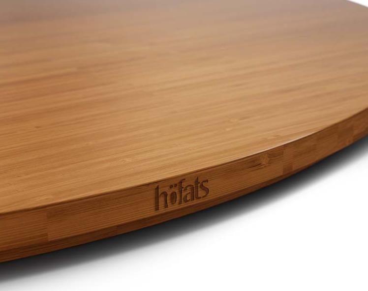 Ablagebrett BOWL 70 in Bambus massiv, holz, runde platte, holzplatte, naturholz, hölats