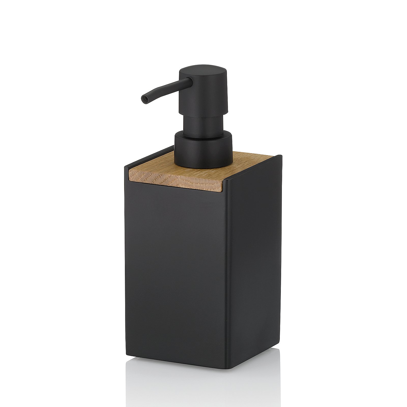 Kela Seifenspender Cube CUBE in schwarz Kela Seifenspender Cube CUBE in schwarz, Flasche, Sinken, Waschbeckenhahn, Lotion