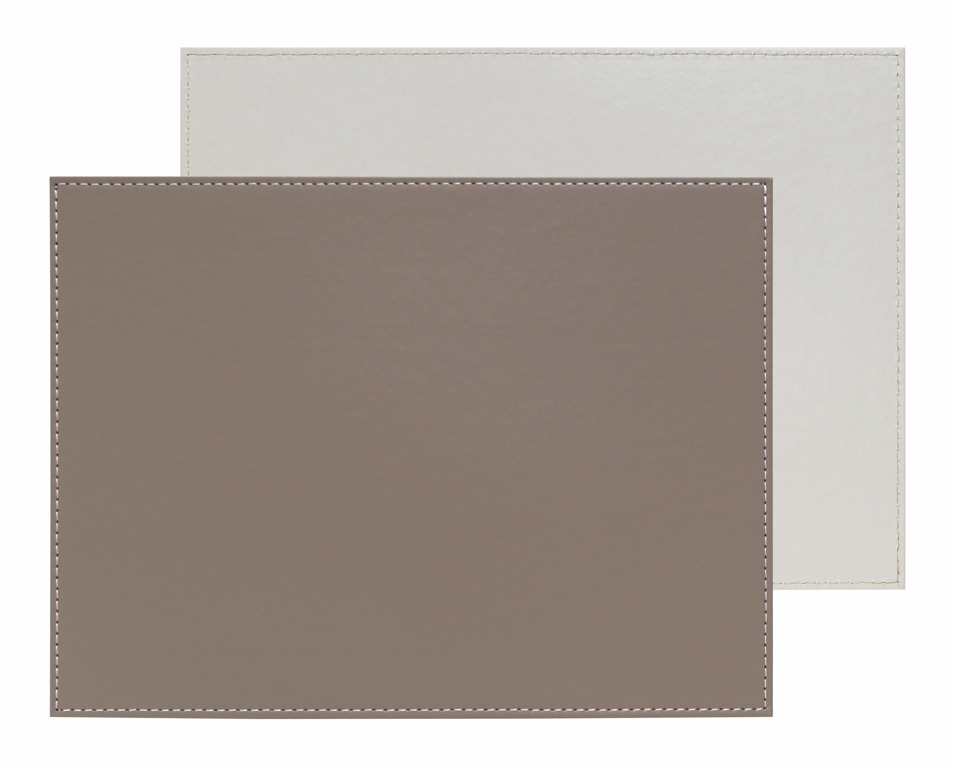 Profino DUO - Platzset rechteckig, taupe/weiß