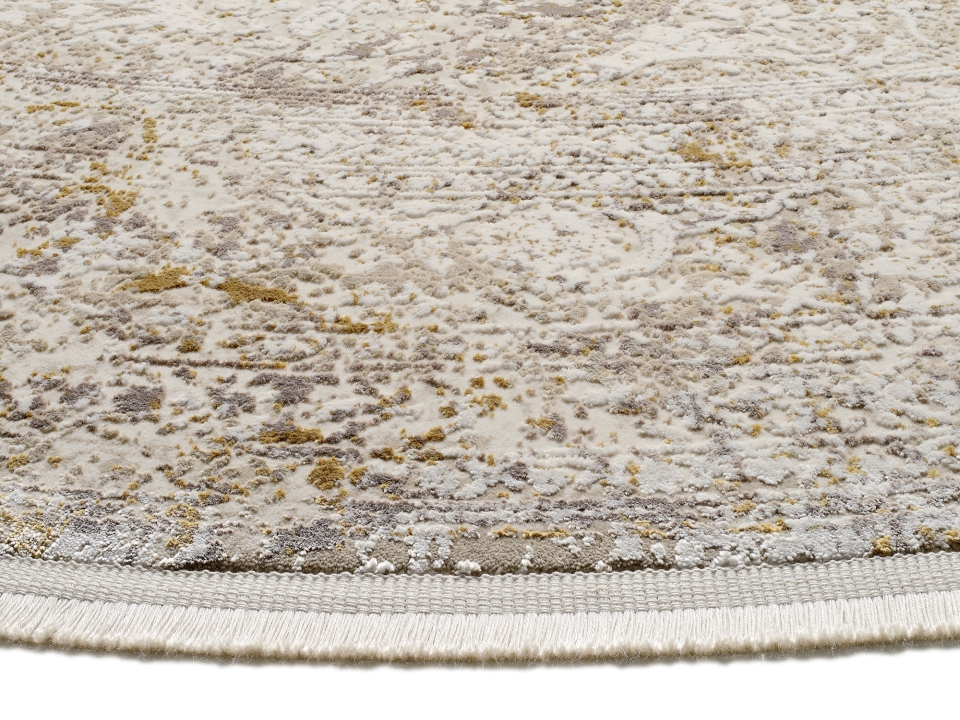OCI Webteppich Ø ca. 160cm in Farbe beige-gold OCI Webteppich Ø ca. 160cm in Farbe beige-gold