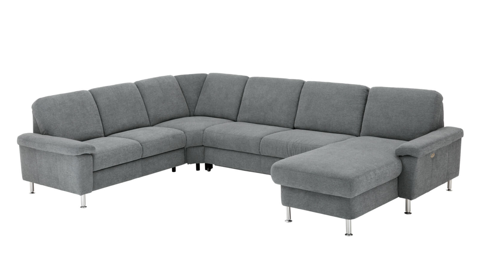 Modulmaster Wohnlandschaft MM-ZE1129 ca. 252x355x168 Grau Modulmaster Wohnlanschaft MM-ZE1129 ca. 2462x347x168cm in Stoff Charly denim