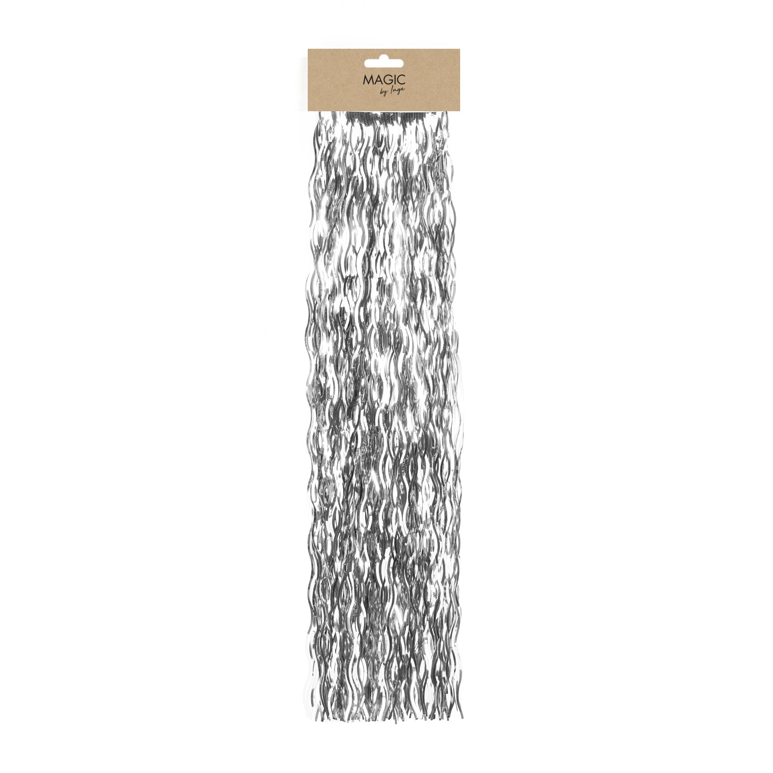 Lametta 50 cm silber in Farbe Silber (), Dekoration für Zuhause, Teppich